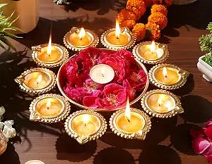 ✨ “Diwali Urli Decorative Bowl – Premium Brass Finish (3-Piece Combo ₹999)”