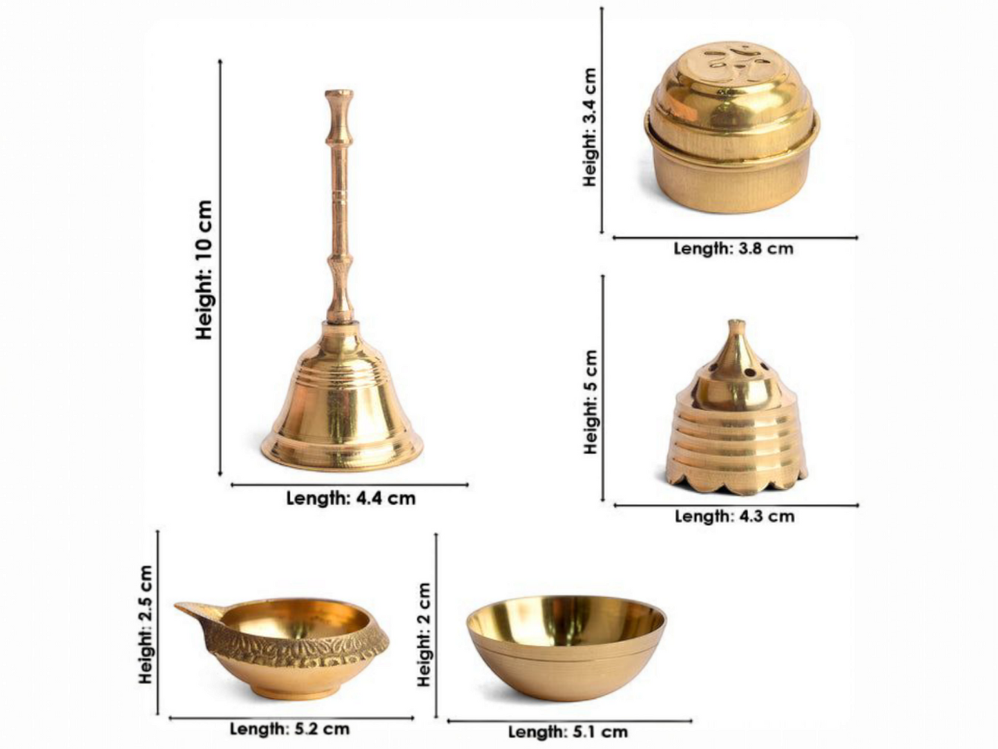 Elegant Brass Pooja Thali – Traditional Decorative Plate for Daily Rituals & Festive Puja