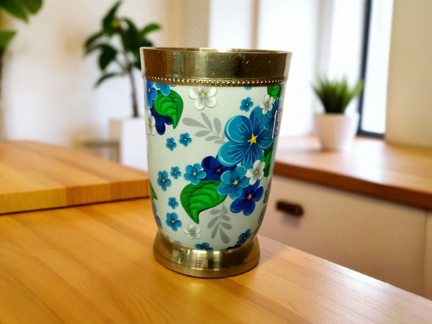 ✨ Premium Handcrafted Brass Glass – Traditional Drinkware for a Healthy & Royal Experience ✨