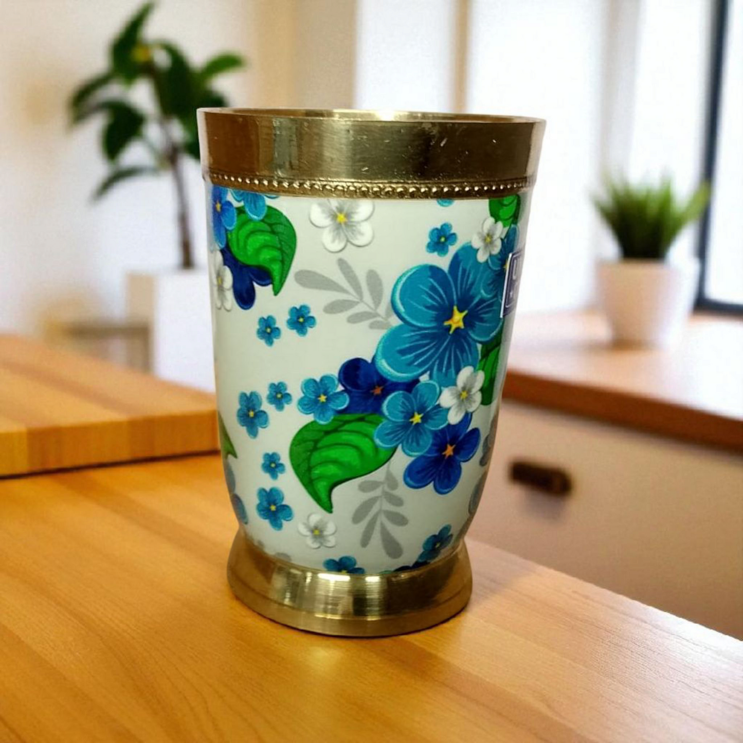 ✨ Premium Handcrafted Brass Glass – Traditional Drinkware for a Healthy & Royal Experience ✨
