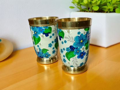 ✨ Premium Handcrafted Brass Glass – Traditional Drinkware for a Healthy & Royal Experience ✨