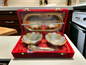 Premium German Silver Two-Tone Bowl – Elegant Wedding Gift & Festive Home Décor