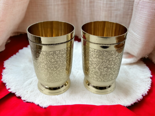 ✨ Premium Handcrafted Brass Glass – Elegant Drinkware for Timeless Charm