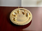 Elegant Brass Pooja Thali – Traditional Decorative Plate for Daily Rituals & Festive Puja