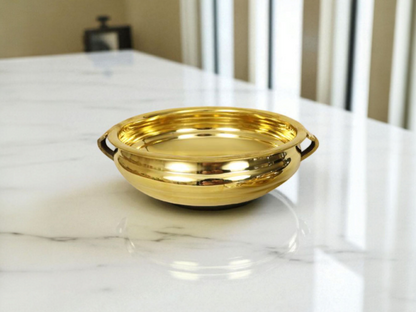 ✨ Elegant Brass Urli Bowl – Traditional Indian Décor for Home & Festive Celebrations ✨